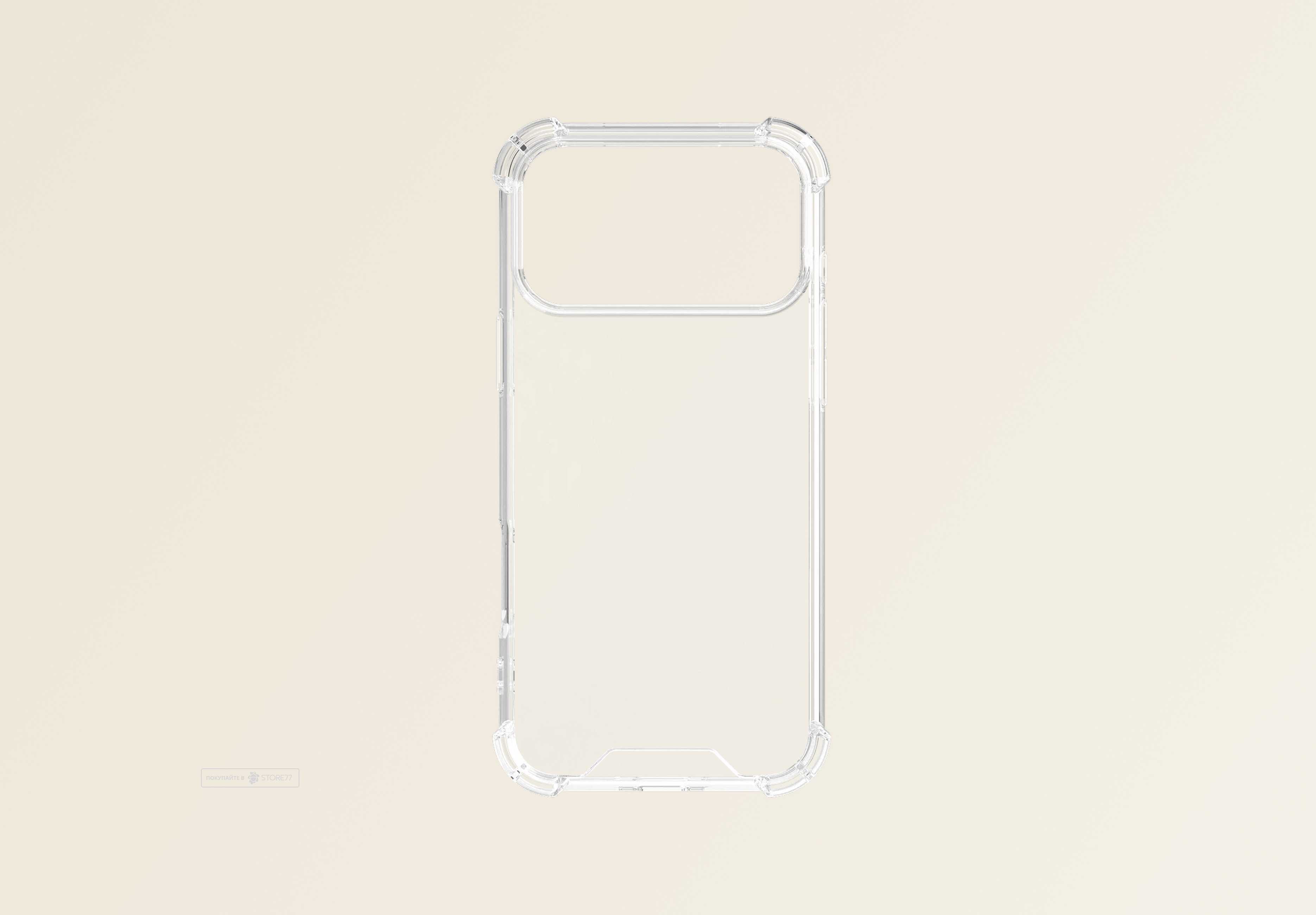 Чехол JUST USE Combo Protect для iPhone 17 Pro/18 Pro (Прозрачный)