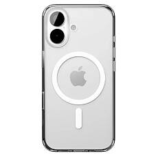 Чехол защитный VLP Diamond Case MagSafe для iPhone 17 (Прозрачный)