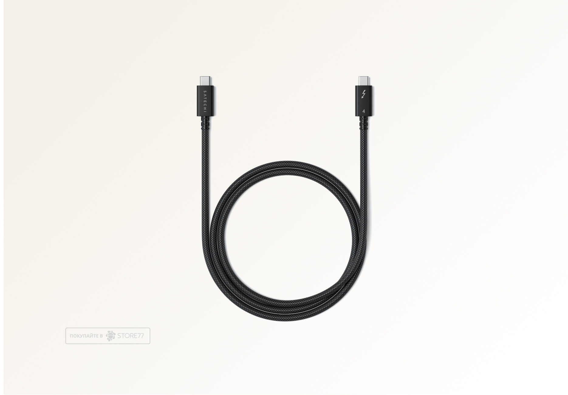 Кабель Satechi Thunderbolt 4 Pro Cable, 1 м (Черный)