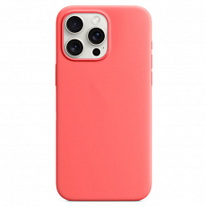 Чехол Protect для iPhone 15 Pro Magsafe Silicon Case (Guava)