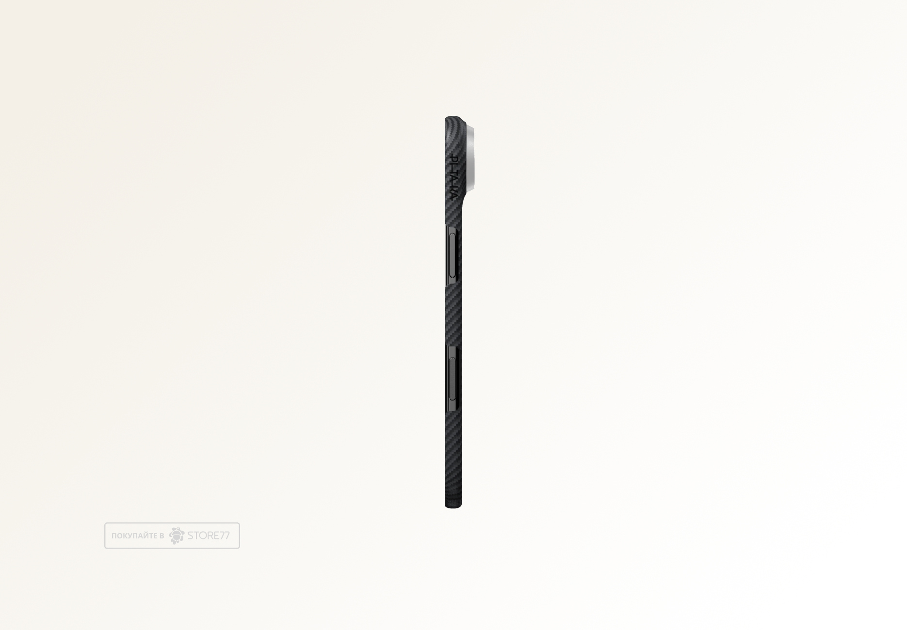 Чехол Pitaka Ultra-Slim Case для iPhone Air, цвет: черный/серый (Black-gray)