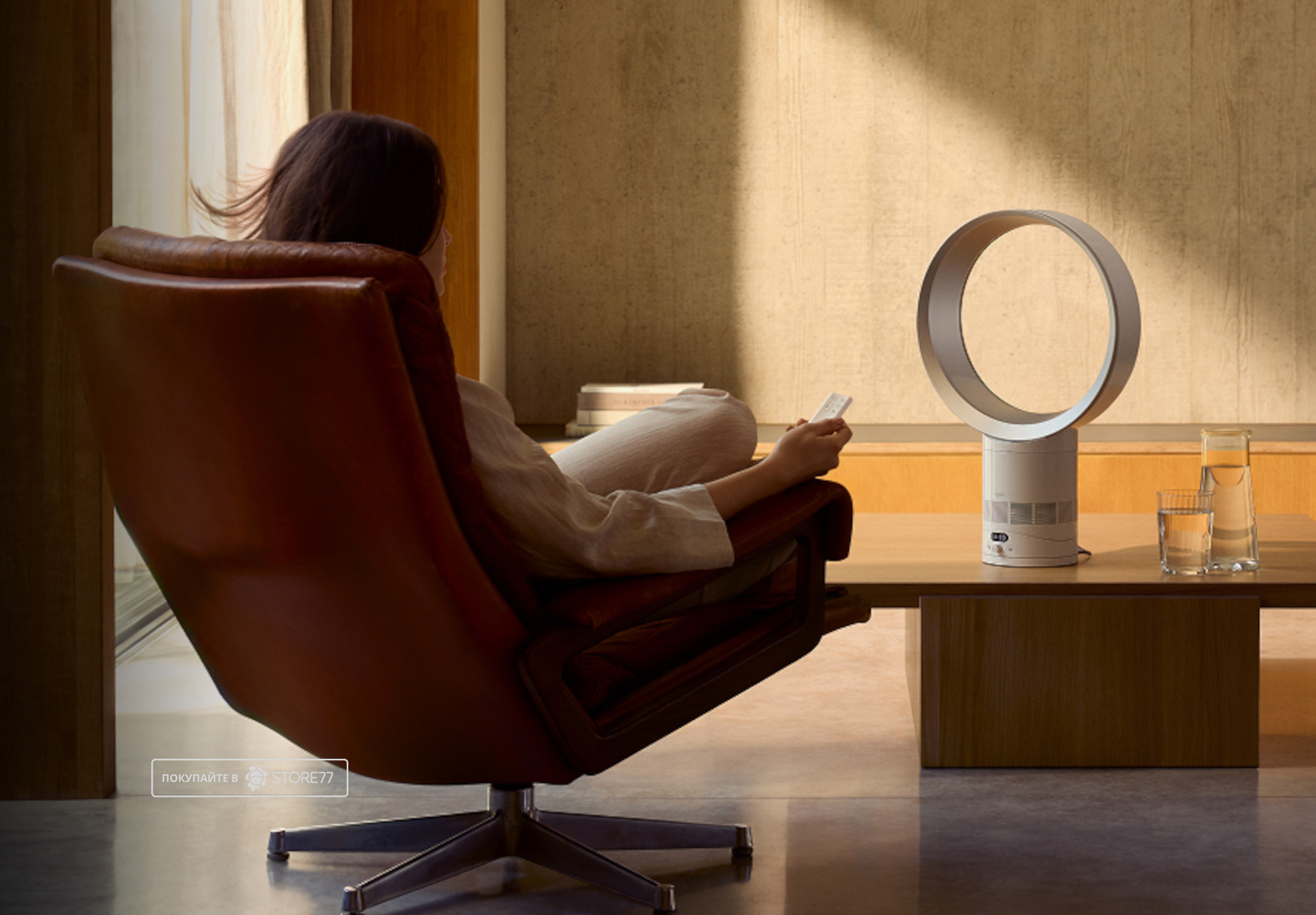 Настольный вентилятор Dyson AM12 (Белый/Серебристый) вилка EU