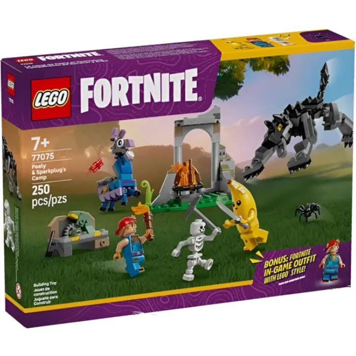 Конструктор LEGO Fortnite 77075 Лагерь Пили и Спаркплаг Конструктор LEGO Fortnite 77075 Лагерь Пили и Спаркплаг