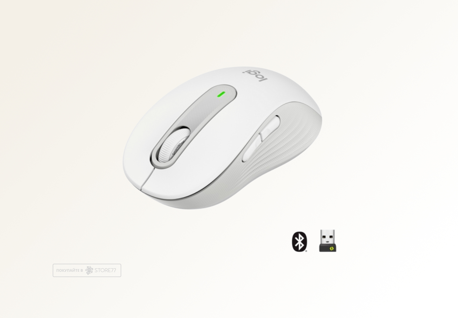 Беспроводная мышь Logitech Signature M650 (Белая)