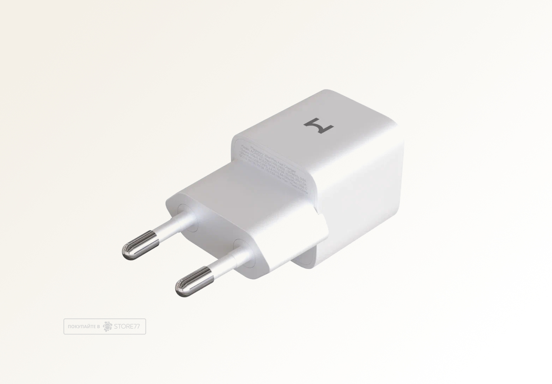 Сетевое зарядное устройство Magssory Nano 30W Gan USB-С (Белое)