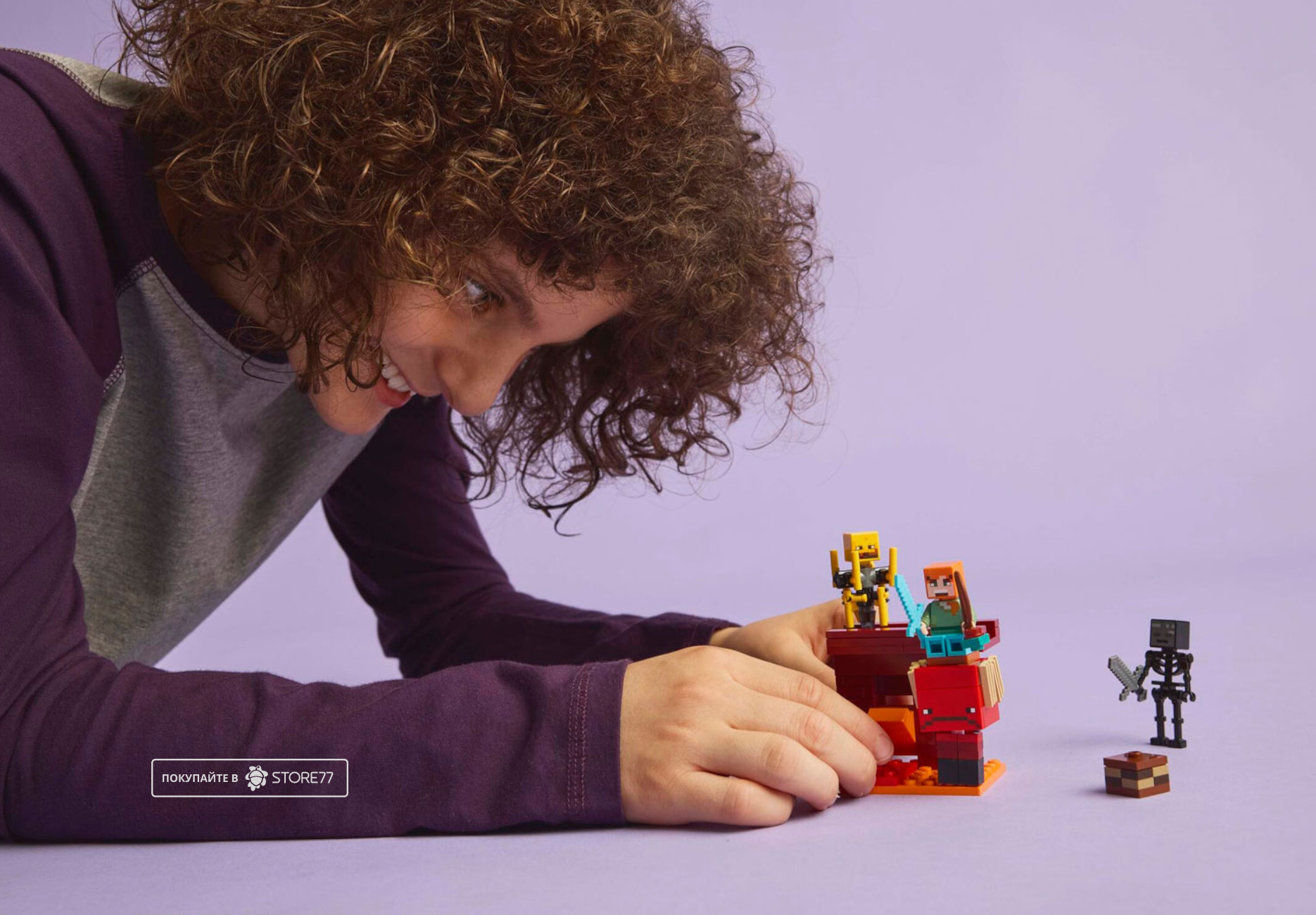 Конструктор LEGO Minecraft 21266 Битва за лаву Нижнего мира Конструктор LEGO Minecraft 21266 Битва за лаву Нижнего мира