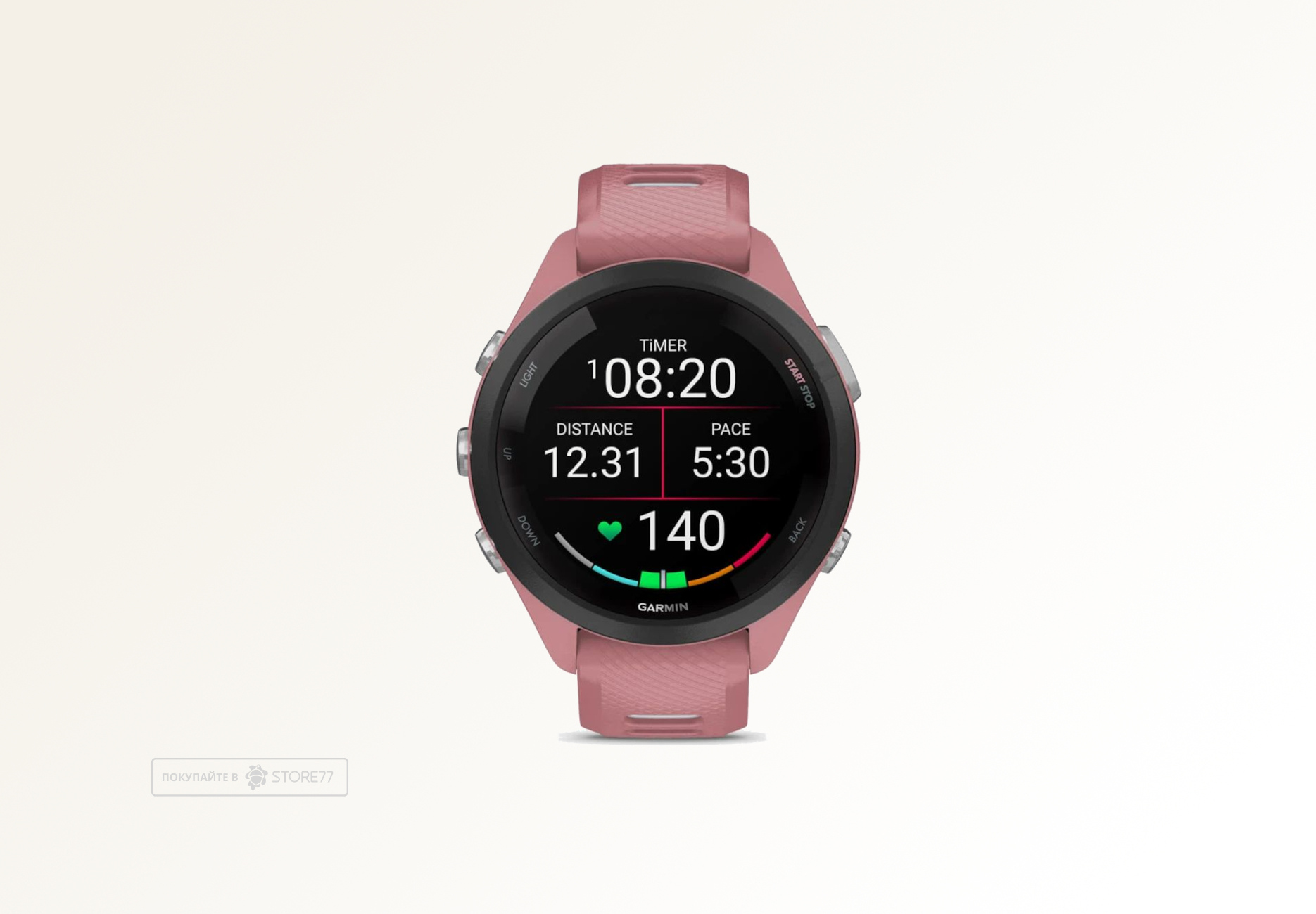 Умные часы Garmin FORERUNNER 265s 42mm Pink