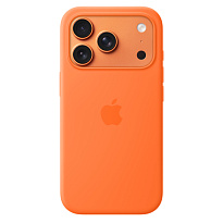 Чехол Apple Silicone Case MagSafe для iPhone 17 Pro (Orange) Чехол Apple Silicone Case MagSafe для iPhone 17 Pro (Orange)