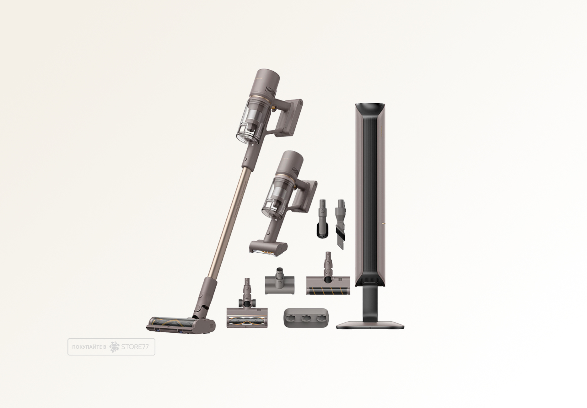 Беспроводной пылесос Dreame Z10 Station Сordless Stick Vacuum (Серый)