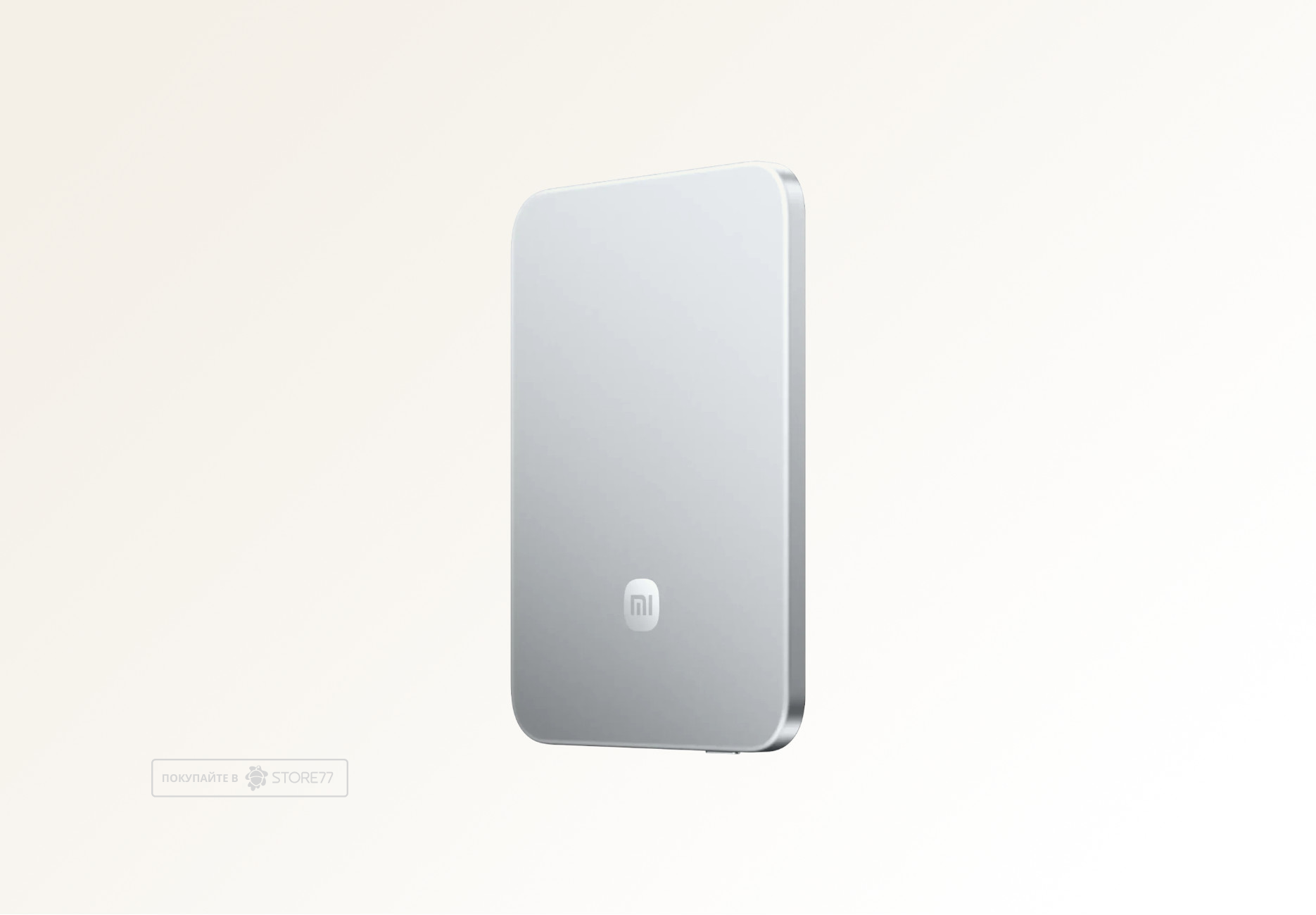 Внешний аккумулятор Xiaomi UltraThin Magnetic Power 5000мAч (Серебристый)