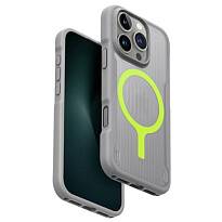 Чехол Uniq Combat Active для iPhone 16 Pro с поддержкой MagSafe (Серый)
