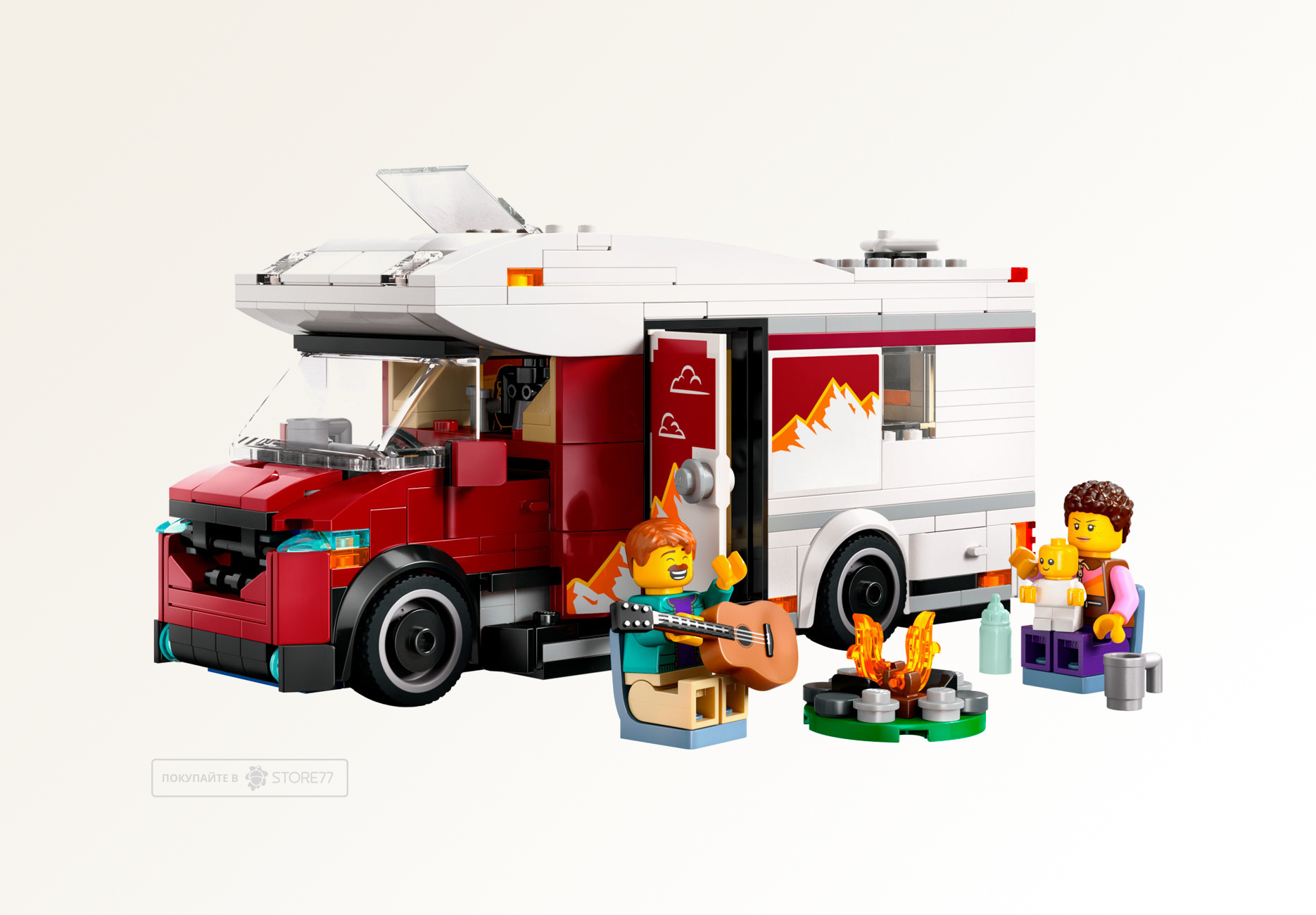 Конструктор LEGO City 60454 Туристический фургон для отдыха и приключений