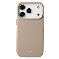 Чехол Magssory Eco-Leather Case MagSafe для iPhone 17 Pro (Латте) Чехол Magssory Eco-Leather Case MagSafe для iPhone 17 Pro (Латте)