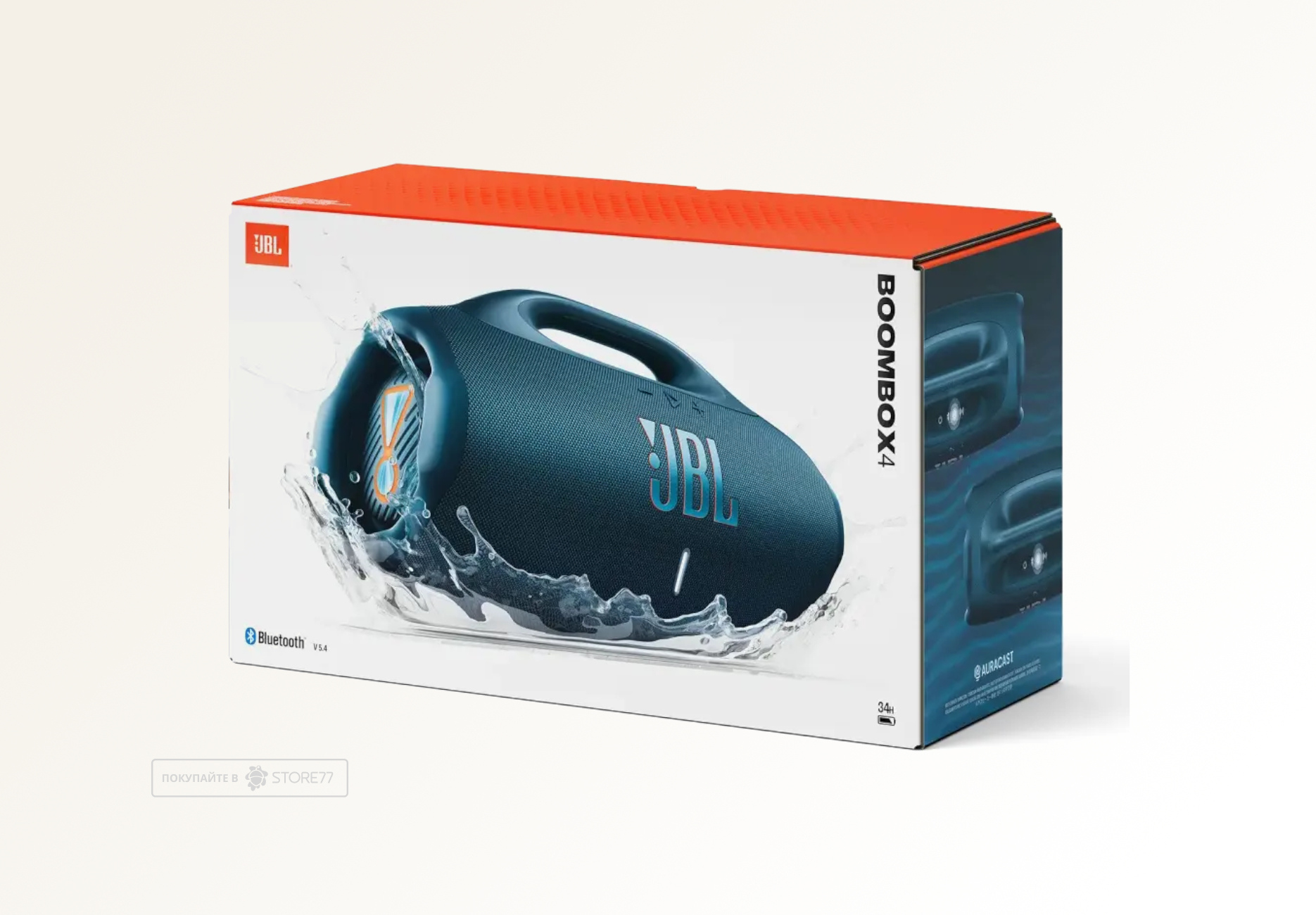 Портативная акустика JBL Boombox 4 (Синяя)