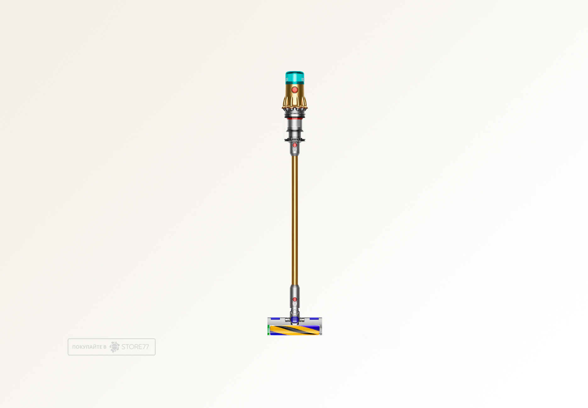 Беспроводной пылесос Dyson V12 Detect Slim Absolute с подставкой (Золотой/Золотой) Вилка EU