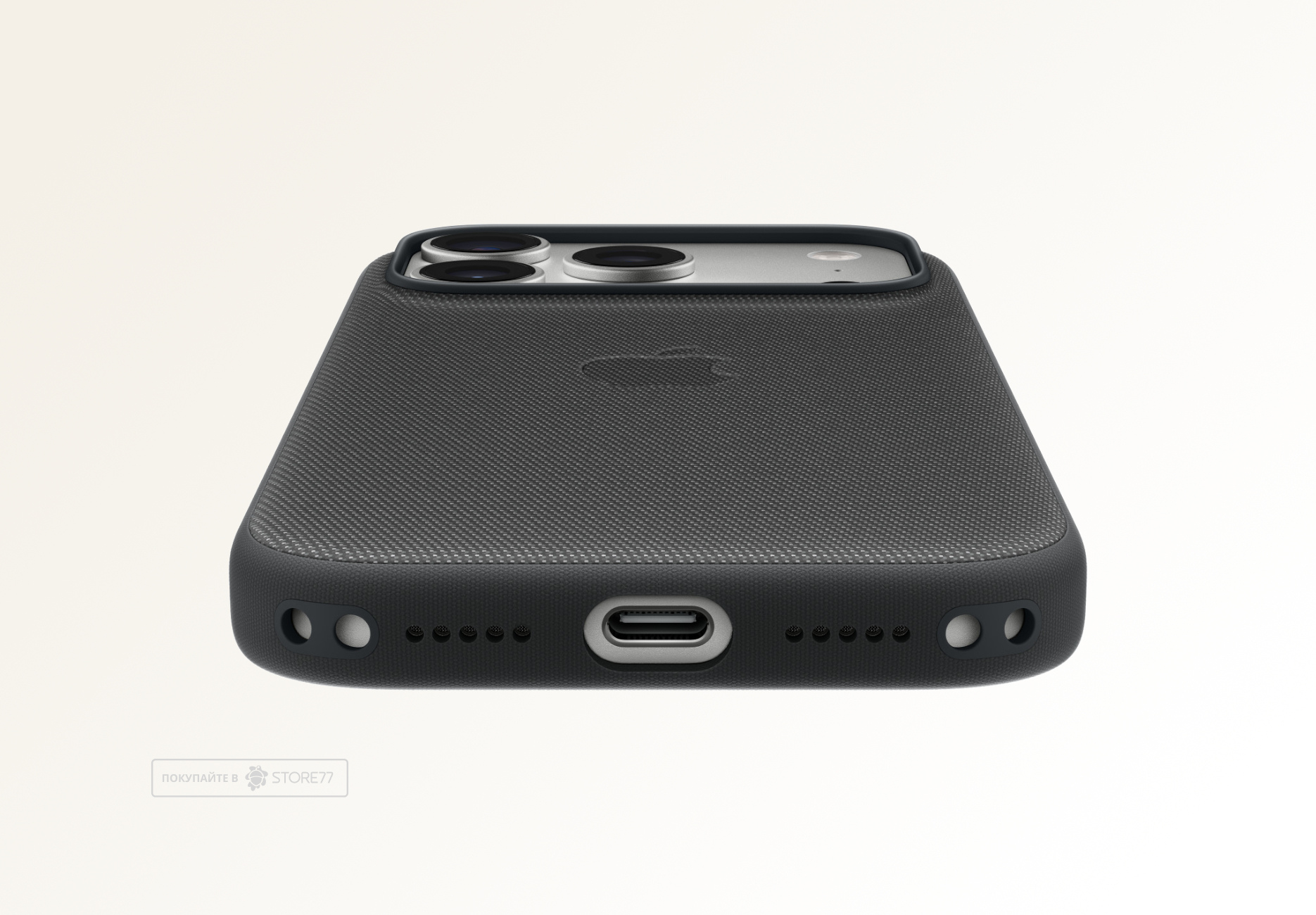 Чехол Apple TechWoven Case MagSafe для iPhone 17 Pro (Black) Чехол Apple TechWoven Case MagSafe для iPhone 17 Pro (Black)