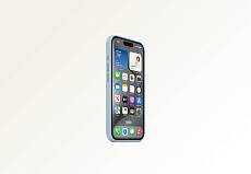 Чехол Protect для iPhone 15 Pro Silicon Case (Light Blue)