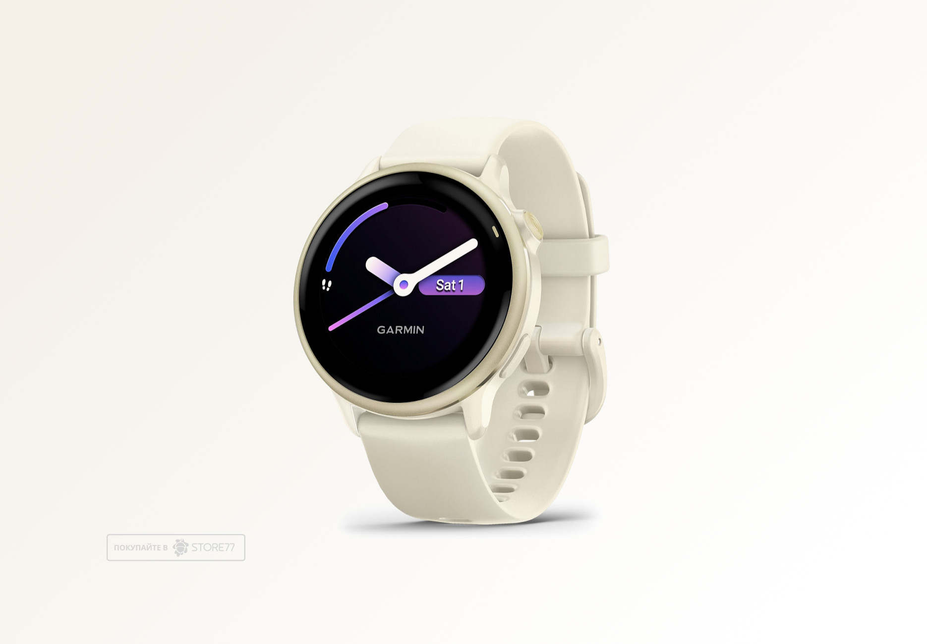 Умные часы Garmin VIVOACTIVE 6 42mm (Lunar Gold)