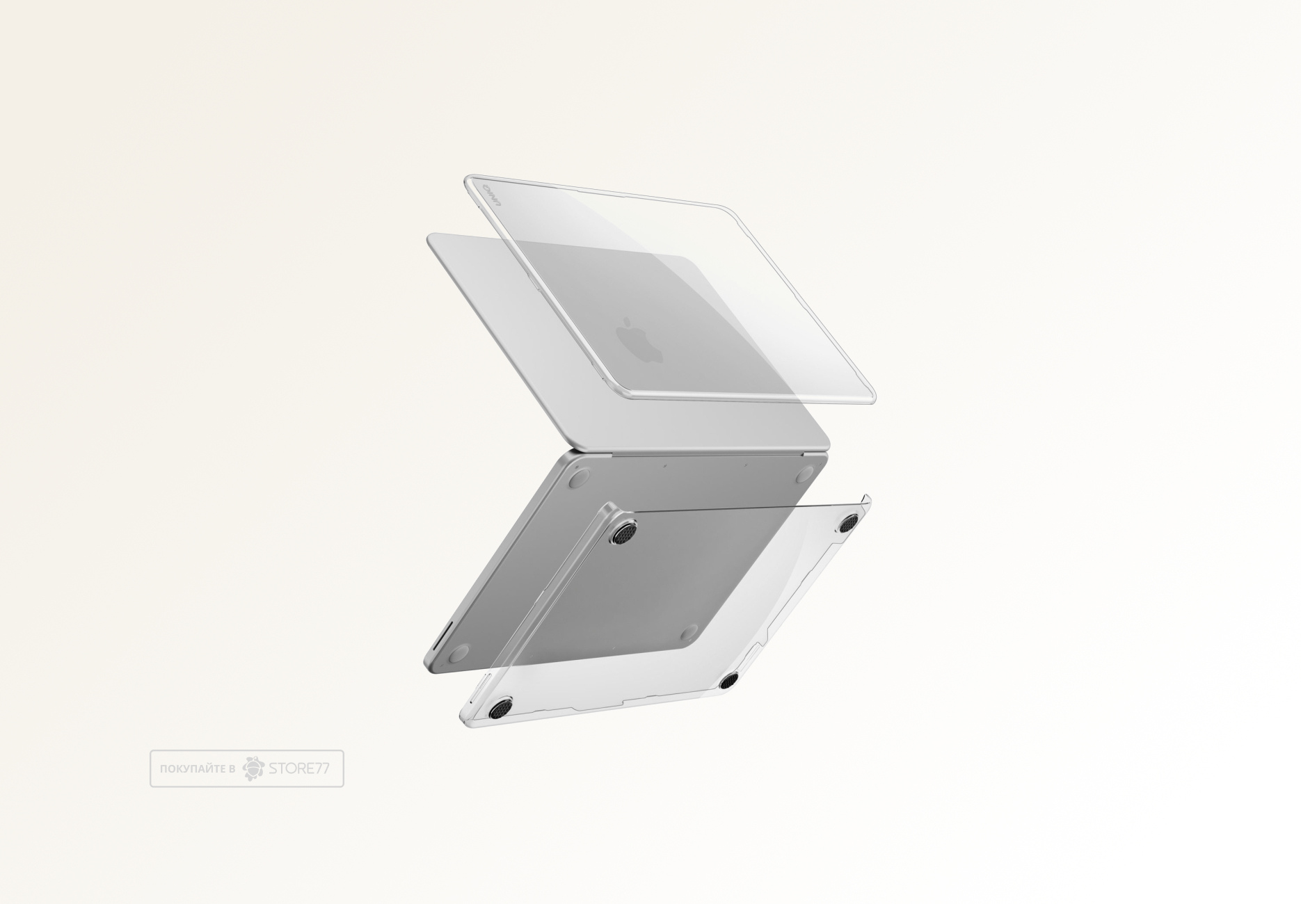 Накладка Uniq VERO для Macbook Neo 13 (2026) (Прозрачная)