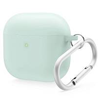 Чехол Elago для AirPods 4 Liquid Hybrid с карабином (Мятный)