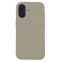 Чехол Magssory Silicone Case с поддержкой MagSafe для iPhone 17 (Бежевый)