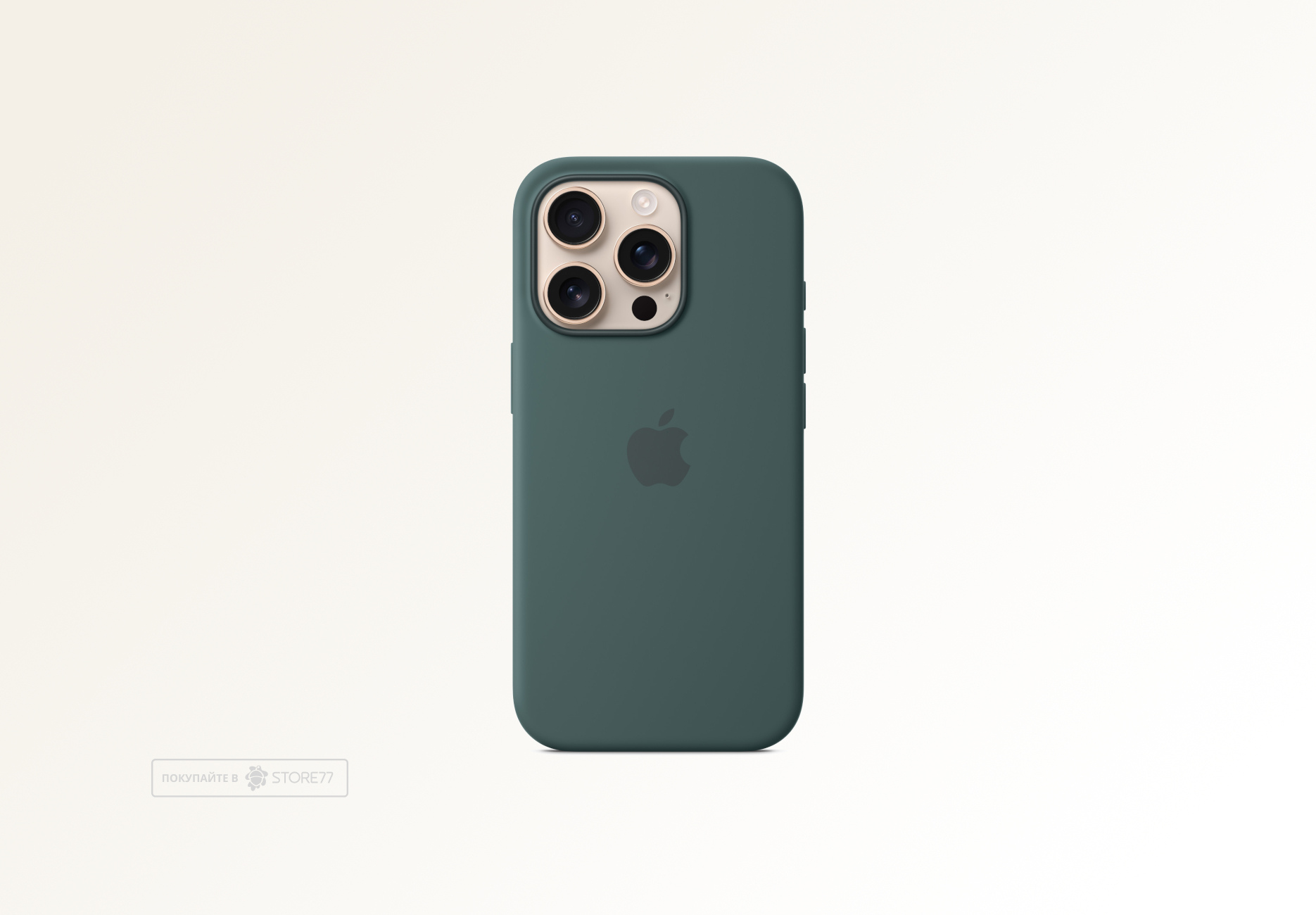 Чехол Apple Magsafe для iPhone 16 Pro, силикон (Lake Green)