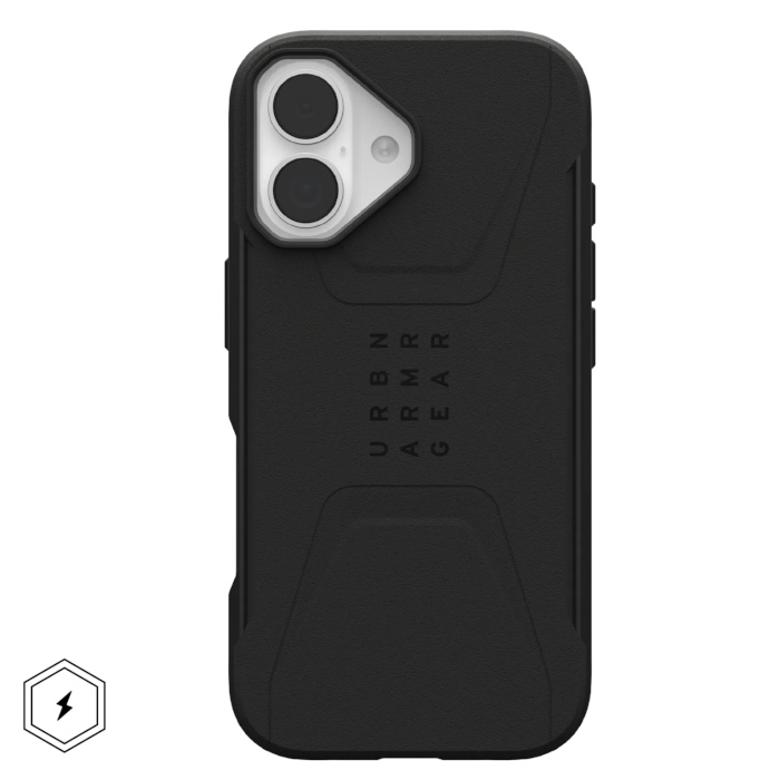 Чехол Uag Civilian MagSafe для iPhone 17 (Black) Чехол Uag Civilian MagSafe для iPhone 17 (Black)