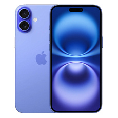 Телефон Apple iPhone 16 128 ГБ, цвет: ультрамарин (Ultramarine) (Уценка)