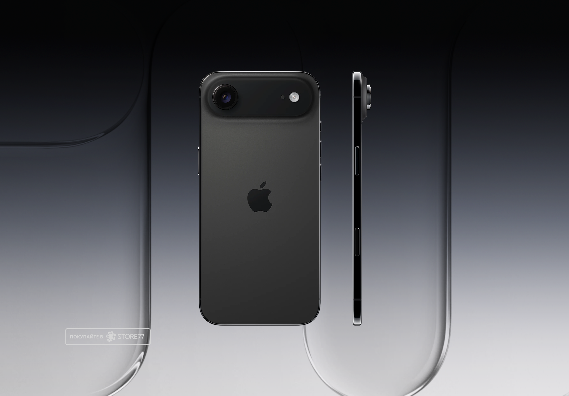 Телефон Apple iPhone Air 1 ТБ, eSim (электронная SIM-карта), цвет: черный космос (Space Black)