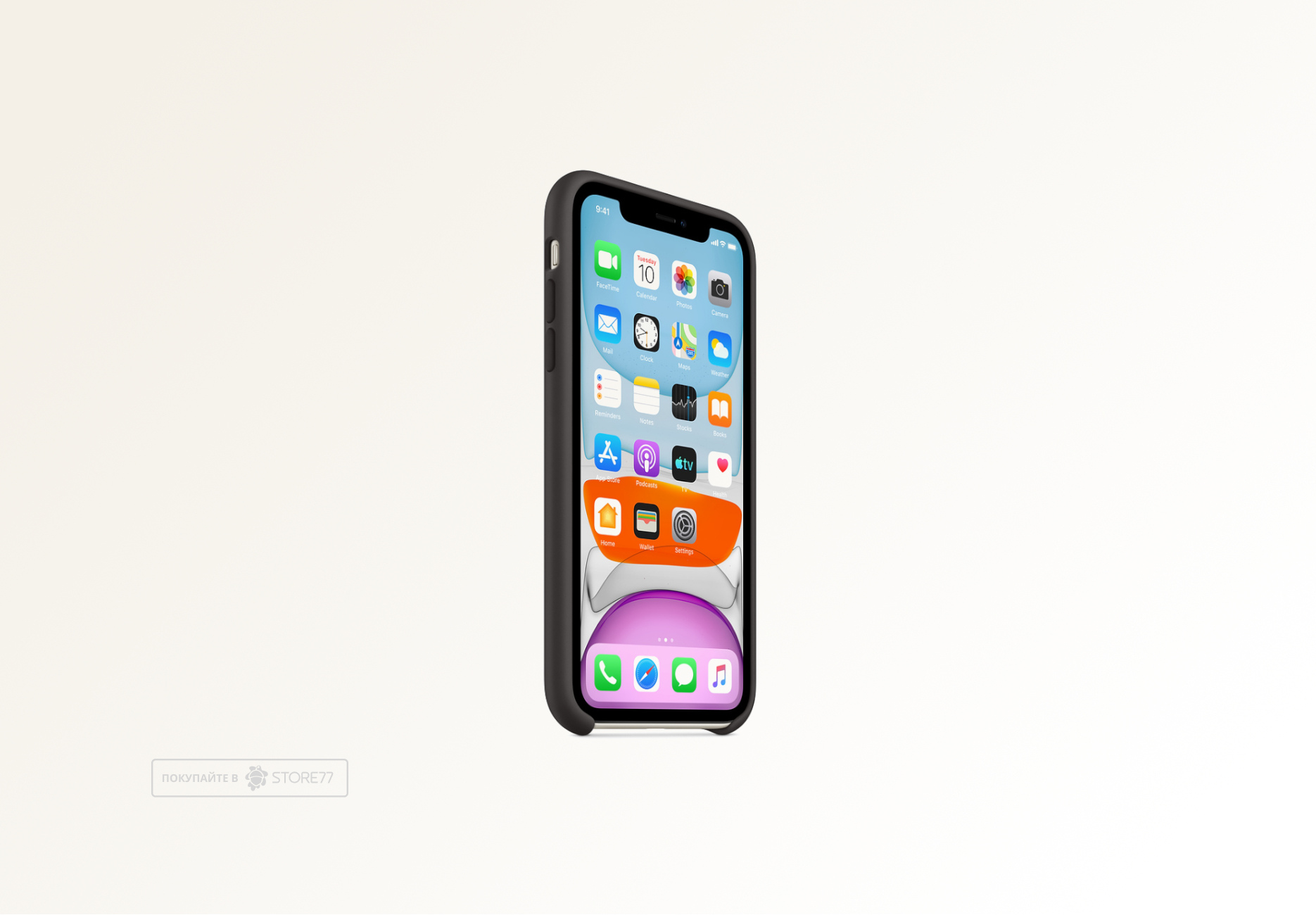 Чехол Protect для iPhone 11 Silicon Case (Черный)