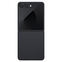 Чехол Pitaka Galaxy Z Flip 7 Ultra-Slim Case (Black/Grey) Чехол Pitaka Galaxy Z Flip 7 Ultra-Slim Case (Black/Grey)