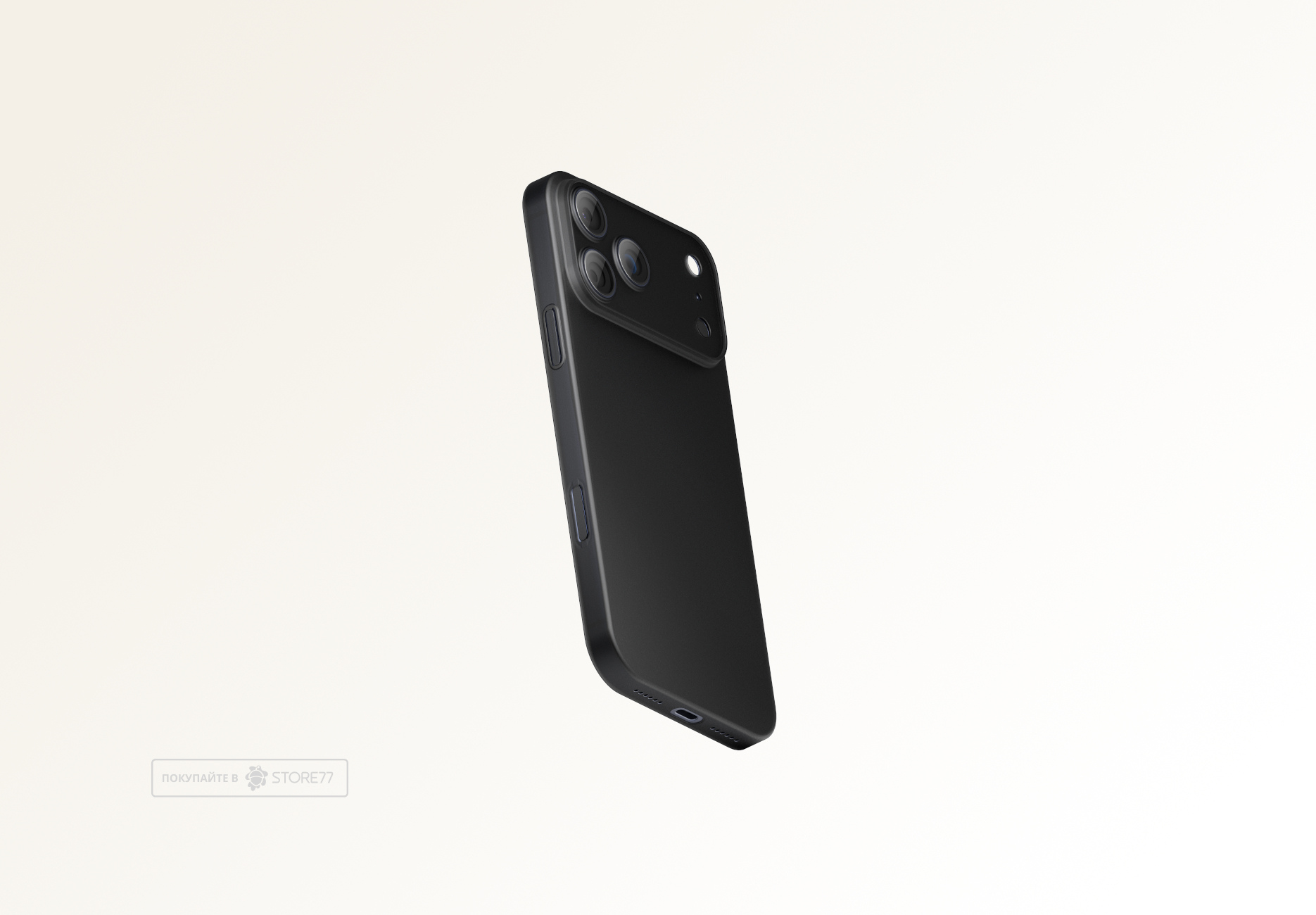 Чехол Gurdini Super Slim для iPhone 17 Pro/18 Pro (Черный)