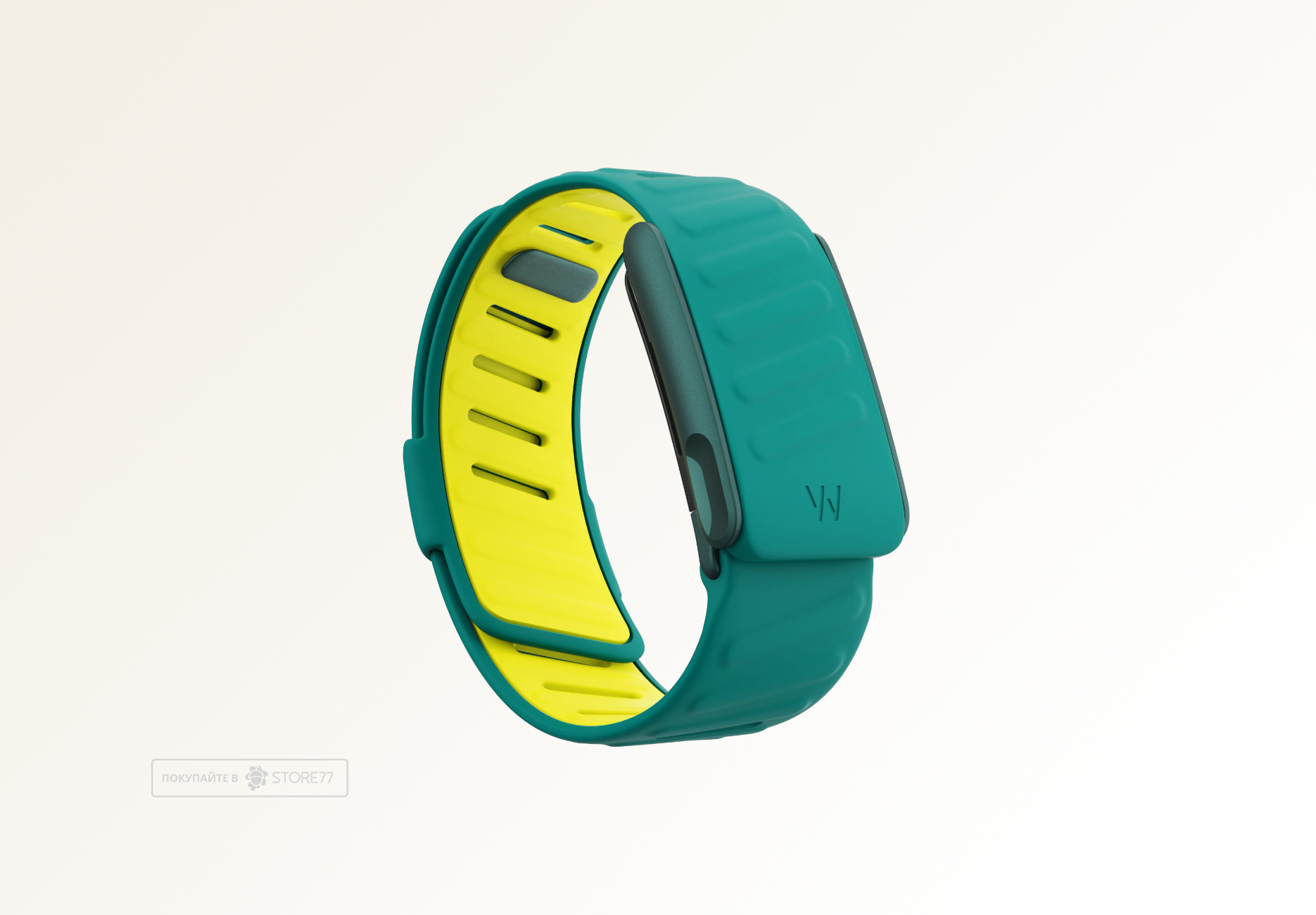 Спортивный ремешок для браслета Whoop MG LIFE SportFlex, цвет: бирюзово-желтый (Propel)