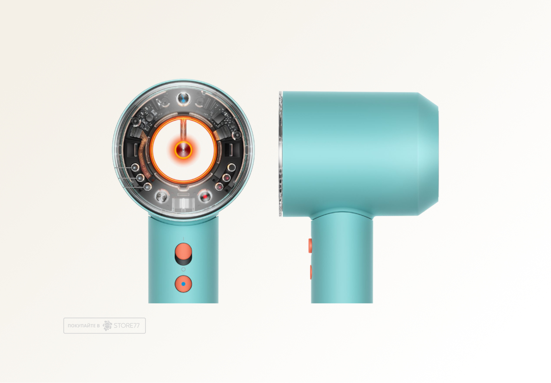 Фен Dyson Supersonic Nural HD16 (Ceramic Patina/Topaz) Вилка EU