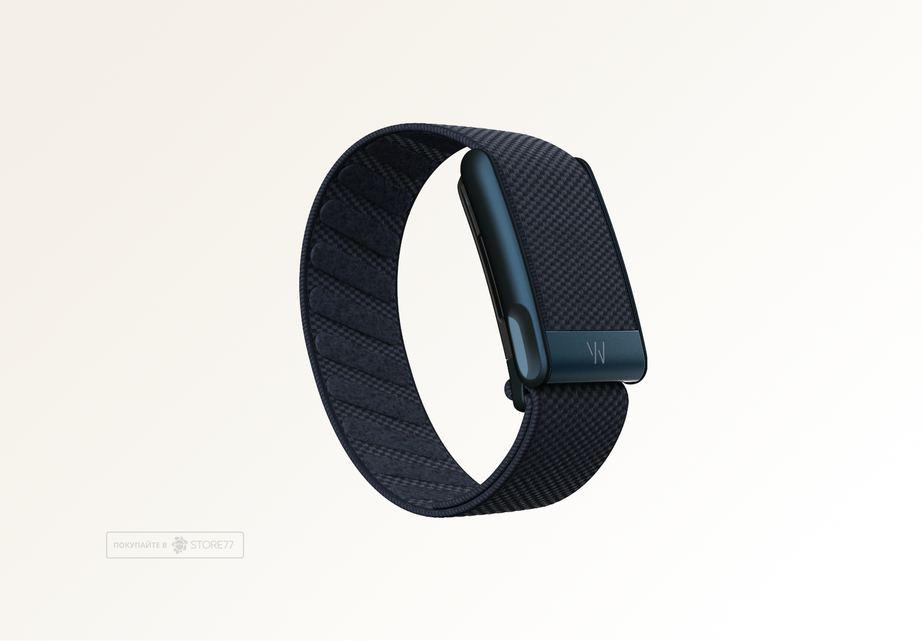 Ремешок плетеный для браслета Whoop MG LIFE SuperKnit, цвет: черная ночь (Midnight)