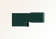 Ремешок плетеный для браслета Whoop 5.0 (ONE, PEAK) SuperKnit, цвет: изумрудный (Emerald)