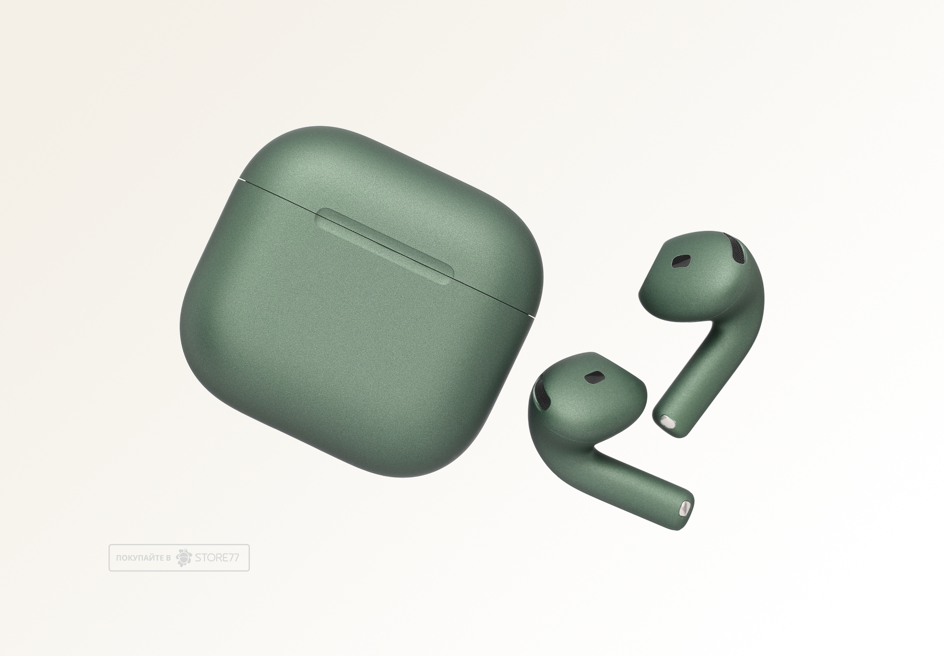 Беспроводные наушники Apple AirPods 5 беспроводная зарядка чехла (Альпийский зеленый)