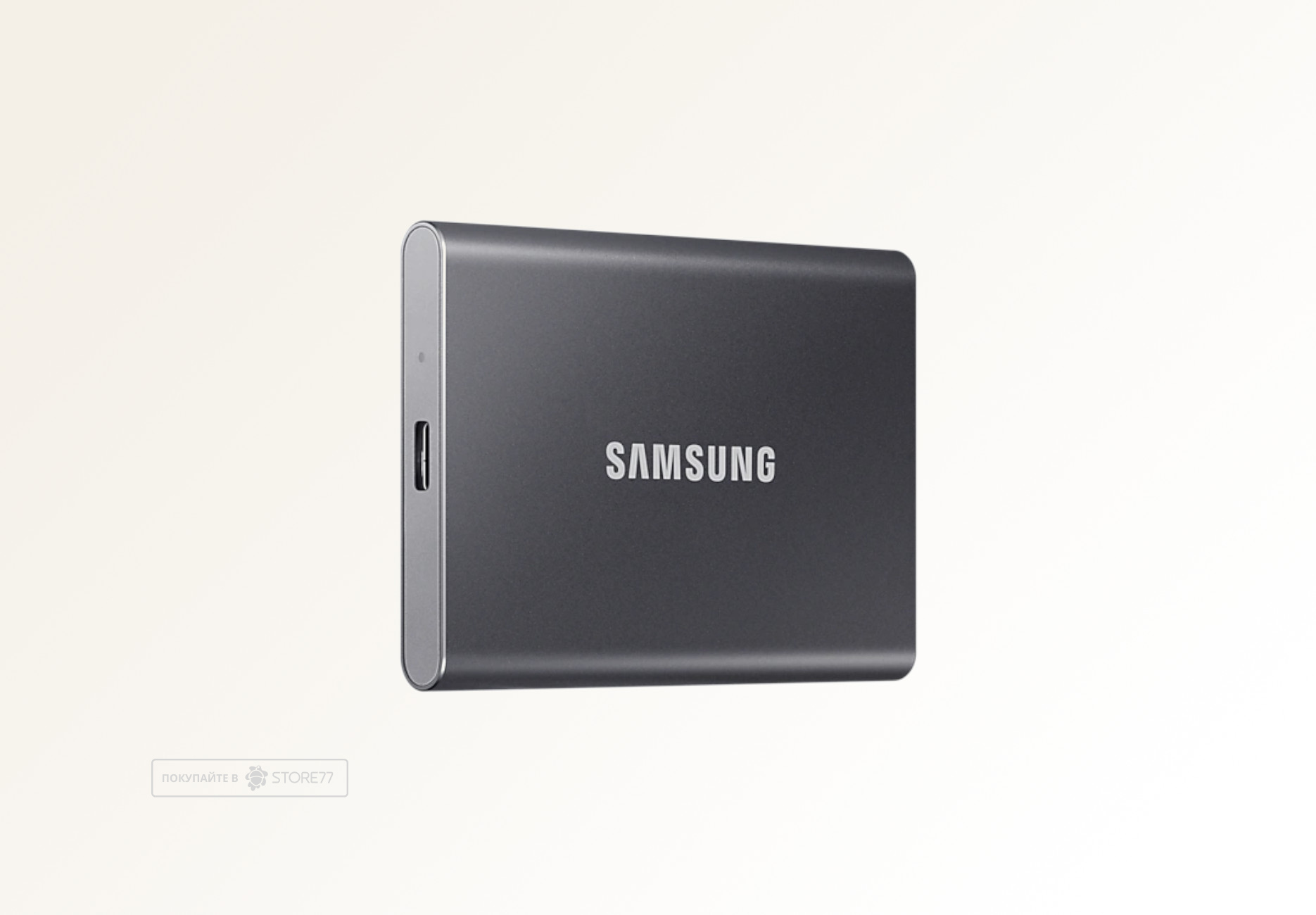 Внешний SSD Samsung T7 500Gb, USB 3.2 Type-C (Серый)