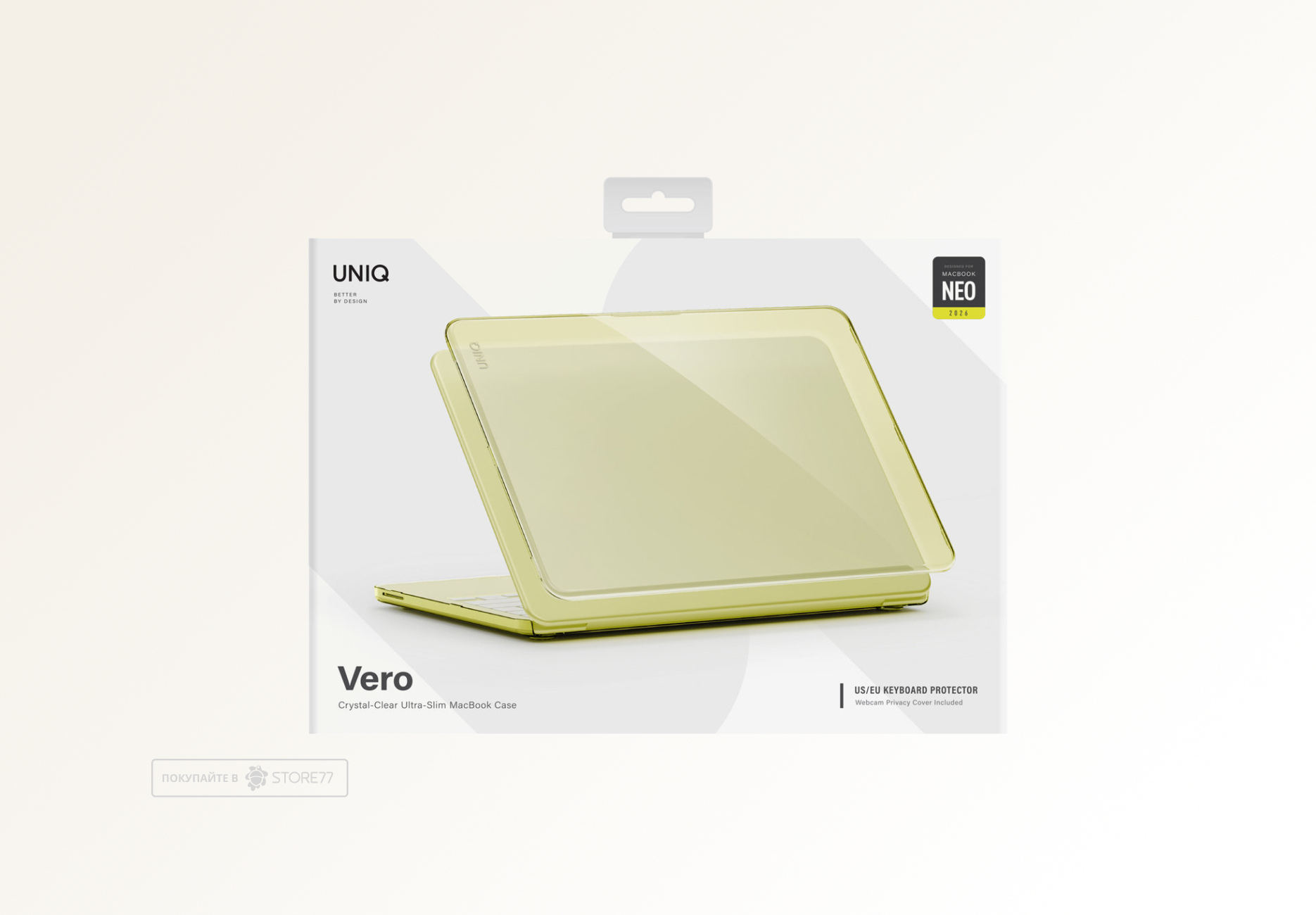 Накладка Uniq VERO для Macbook Neo 13 (2026) (Желтая)
