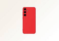 Чехол силиконовый для Samsung Galaxy S25 FE (Красный)
