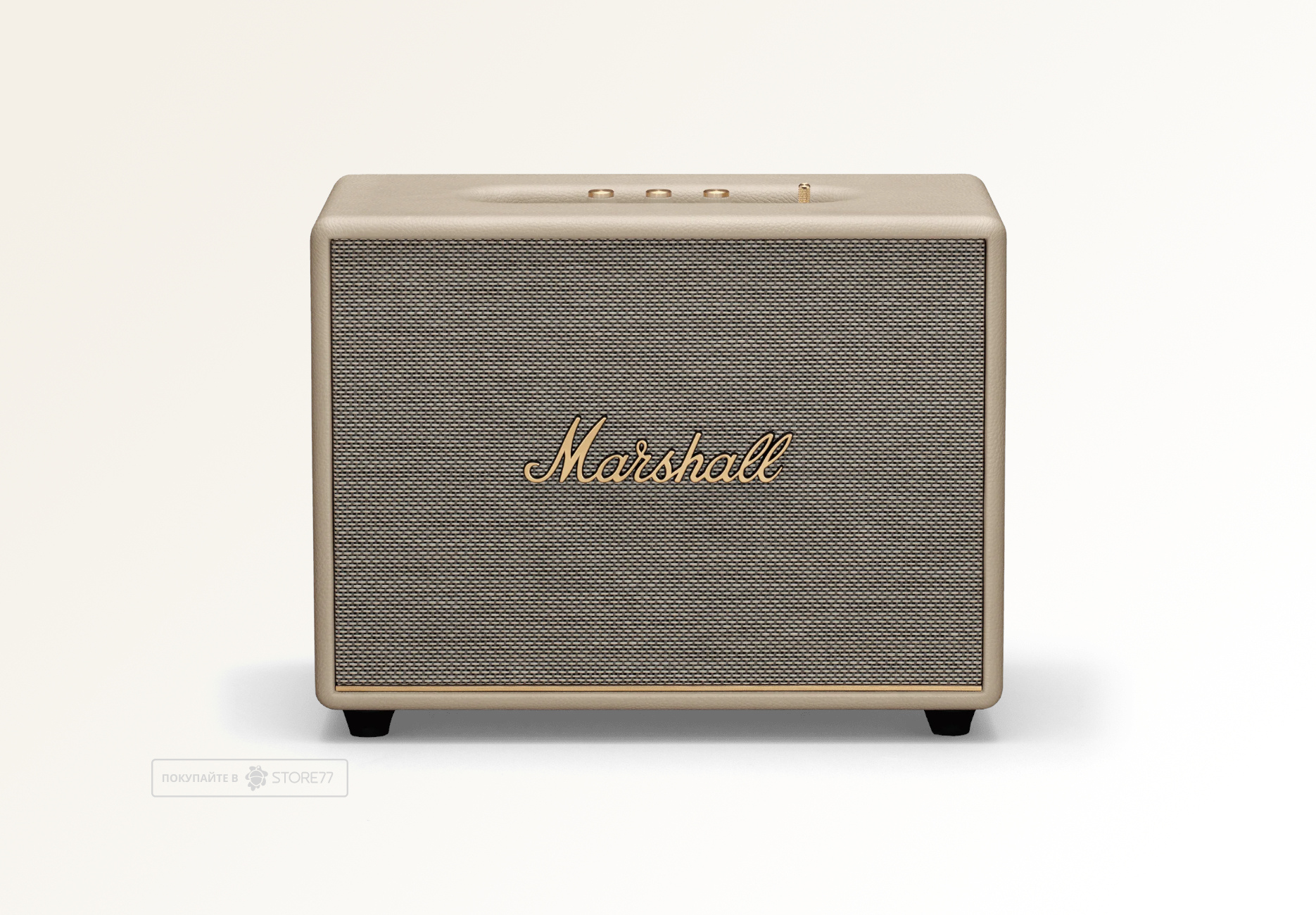 Портативная акустика Marshall Woburn 3 (Кремовая)