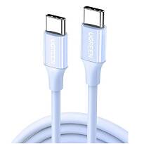 Кабель UGREEN US264 USB-C - USB-C, 60 Вт PD, 1 м (Голубой)