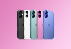 Телефон Apple iPhone 16 128Gb eSim (Pink)