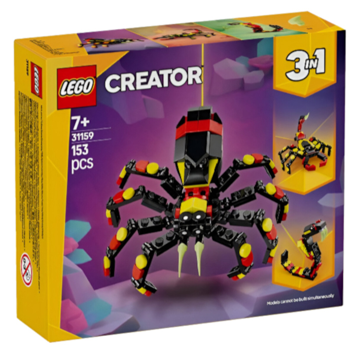 Конструктор LEGO Creator 31159 Дикие животные: удивительный паук Конструктор LEGO Creator 31159 Дикие животные: удивительный паук