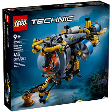 Конструктор LEGO Technic 42201 Глубоководная исследовательская подводная лодка Конструктор LEGO Technic 42201 Глубоководная исследовательская подводная лодка