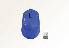 Мышь беспроводная Logitech M280 (Синяя)