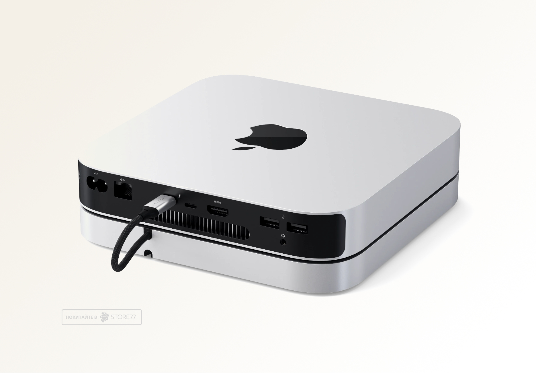 Док-станция Satechi Mac Mini/Studio SSD + NVME (Серебристая)