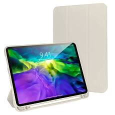 Чехол книжка iPad Air 4 10.9"/Air 11" Gurdini Milano Series (pen slot) (Бежевый)