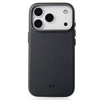 Чехол Magssory Eco-Leather Case MagSafe для iPhone 17 Pro (Миднайт)