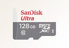 Карта памяти Sandisk Ultra microSDXC 128Gb, Class 10/UHS-1